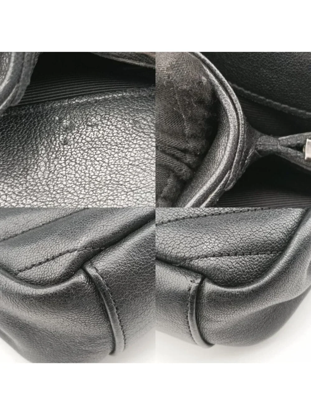 Saint Laurent Carre Black Leather Shoulder Bag